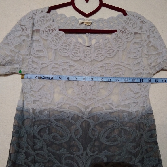 Anthropologie Meadow Rue Caela Blue Ombré … - Picture 5 of 8